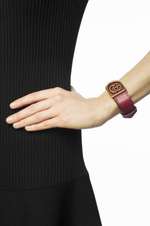 Bracelet on leather strap, zdjęcie 2 Bracelet on leather strap od Gucci